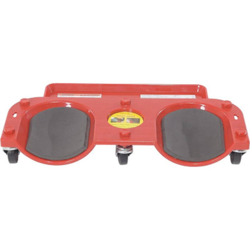 Rolling Knee Dolly 10in x 20-1/4in x 3-1/2in 250 lb., Red