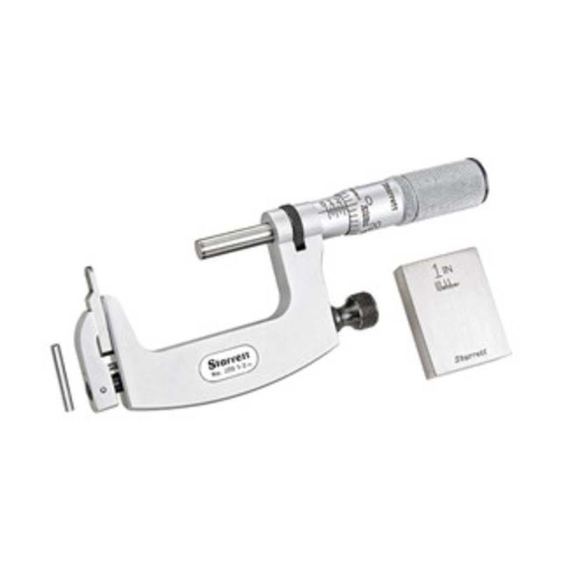 Starrett Mul-T-Anvil Micrometer, 0-2, EDP 66433 – 220XFL-2