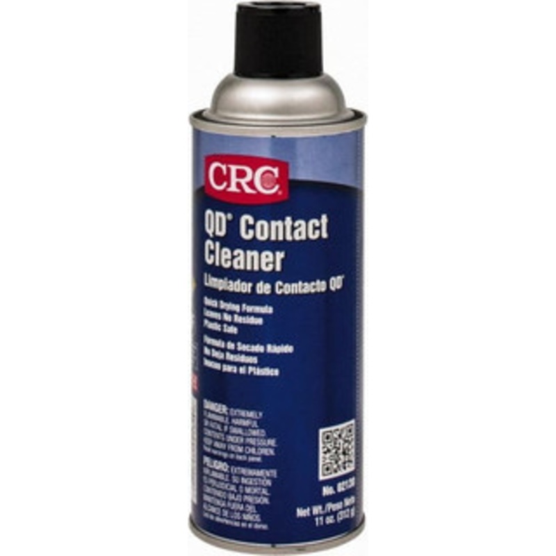 CRC 11 Ounce Aerosol Contact Cleaner 0F Flash Point, 22,600 Volt Dielectric Strength, Flammable, Food Grade, Plastic Safe 1003216 – 94338225