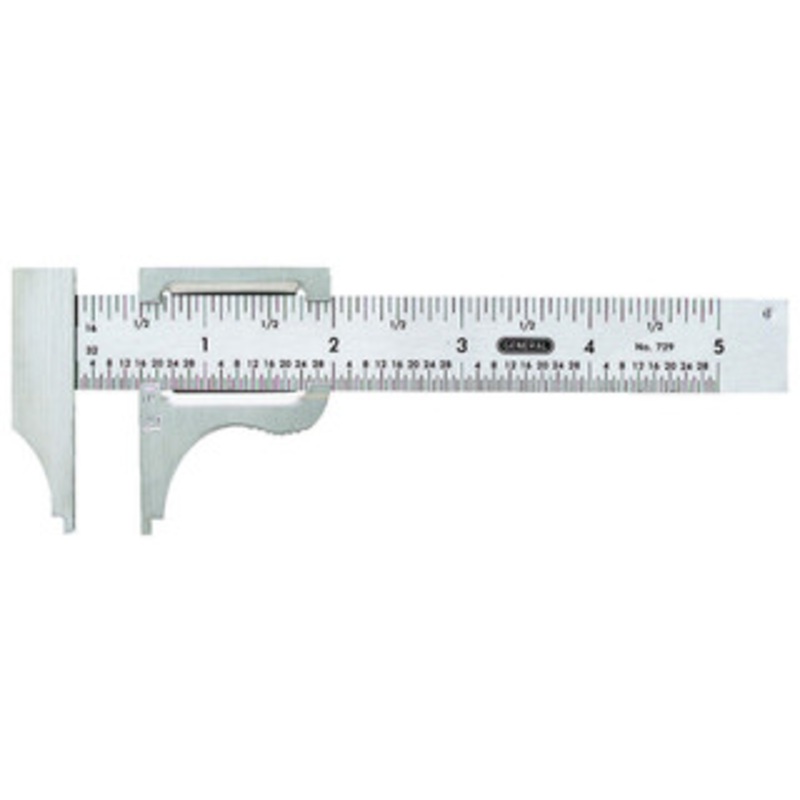 General Pocket Slide Caliper #729, 0-4 – 40-006-9