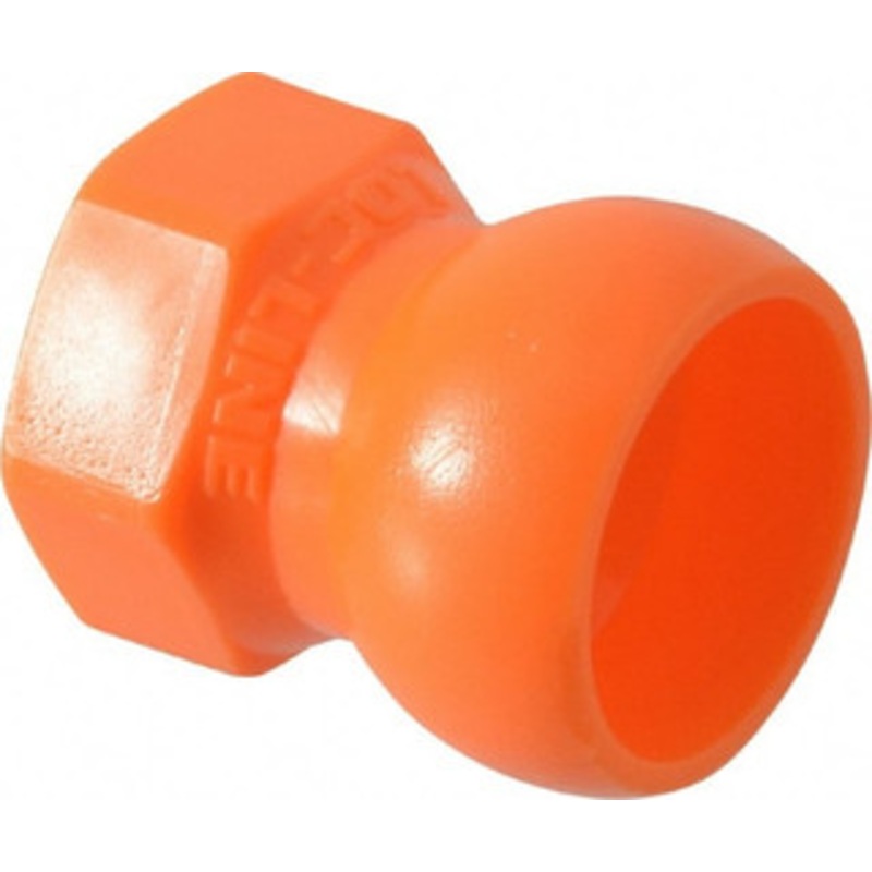Loc-Line 4 Piece, 1/2 Hose ID, Coolant Hose SAE Flare Nut Adapter 3/8 For Loc-Line Modular Hose Systems 51823 – 09777772