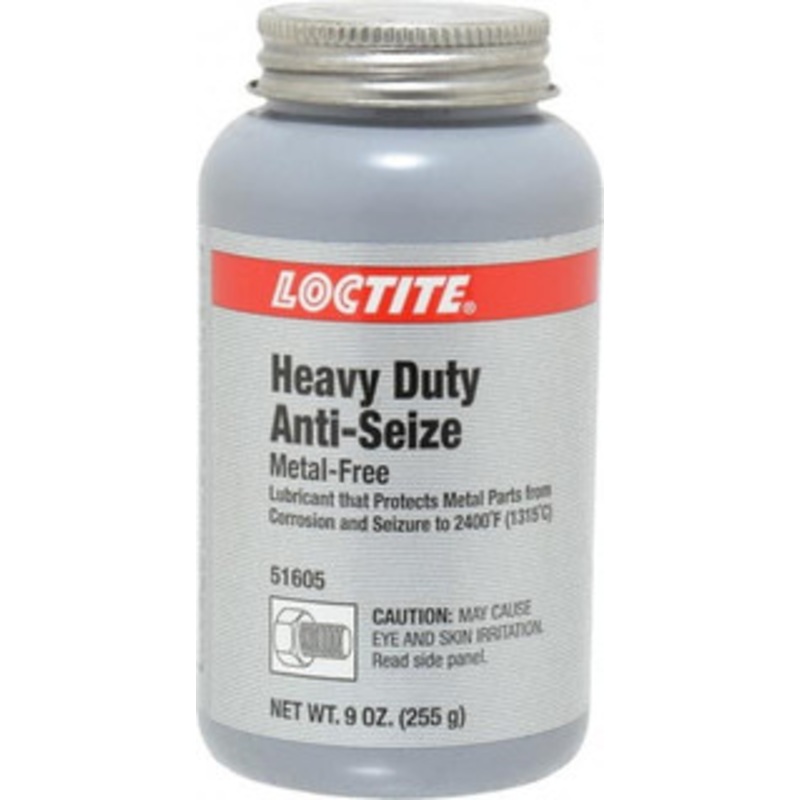 Loctite 9 oz Can General Purpose Anti-Seize Lubricant Calcium Fluoride/Graphite, -29 to 2,399F, Gray, Water Resistant 234347 – 00270231