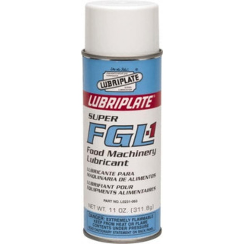 Lubriplate 11 oz Aerosol Aluminum General Purpose Grease Food Grade, 360F Max Temp, NLGIG 1, L0231-063 – 01245497