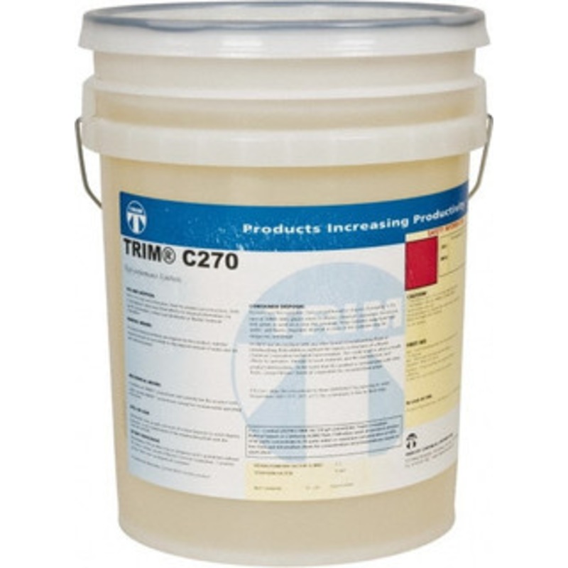 Master Fluid Solutions TRIM C270 5 Gal Pail Cutting & Grinding Fluid Synthetic, For Use on Copper, Ferrous Metals, Iron, Steel C270/5 – 80105455