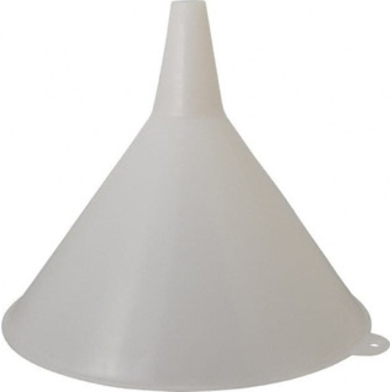 PROLUBE 48 oz Capacity Plastic Funnel 8 Mouth OD, 1 Tip OD, Straight Spout, White 1707003 – 63725741