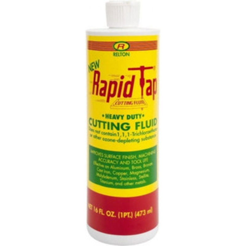 Relton Rapid Tap 1 Pt Bottle Cutting Fluid Semisynthetic, For Use on Ferrous Metals & Nonferrous Metals PNT-NRT – 62001201