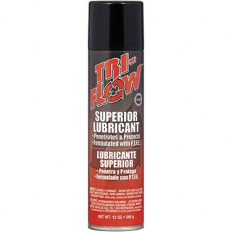 Tri-Flow 12 oz Aerosol Petroleum Lubricant Brown, -60F to 475F TF20006 – 60385697