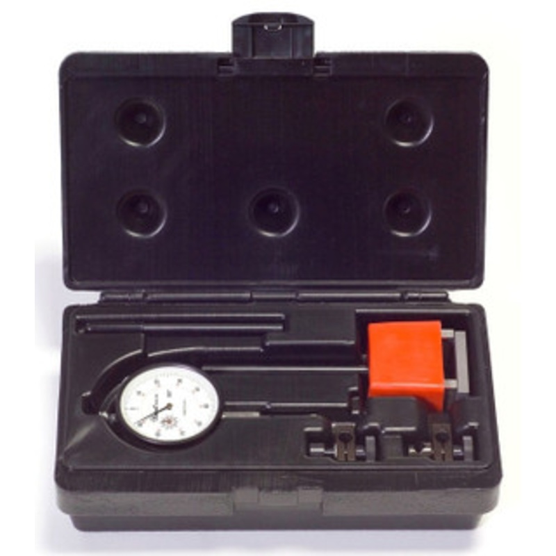 Central Tools Long Range Dial Indicator Set, 0-1 Range with Red Magnetic Base – CEN6410
