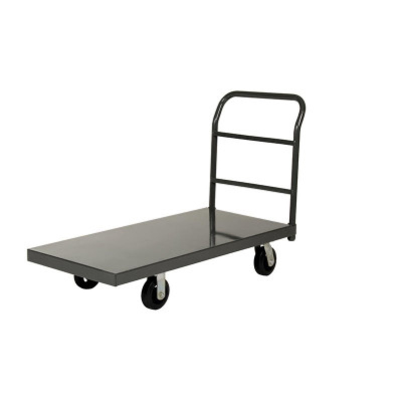 Smooth Deck Platform Truck, 24in x 60in, 2000 lb., Black