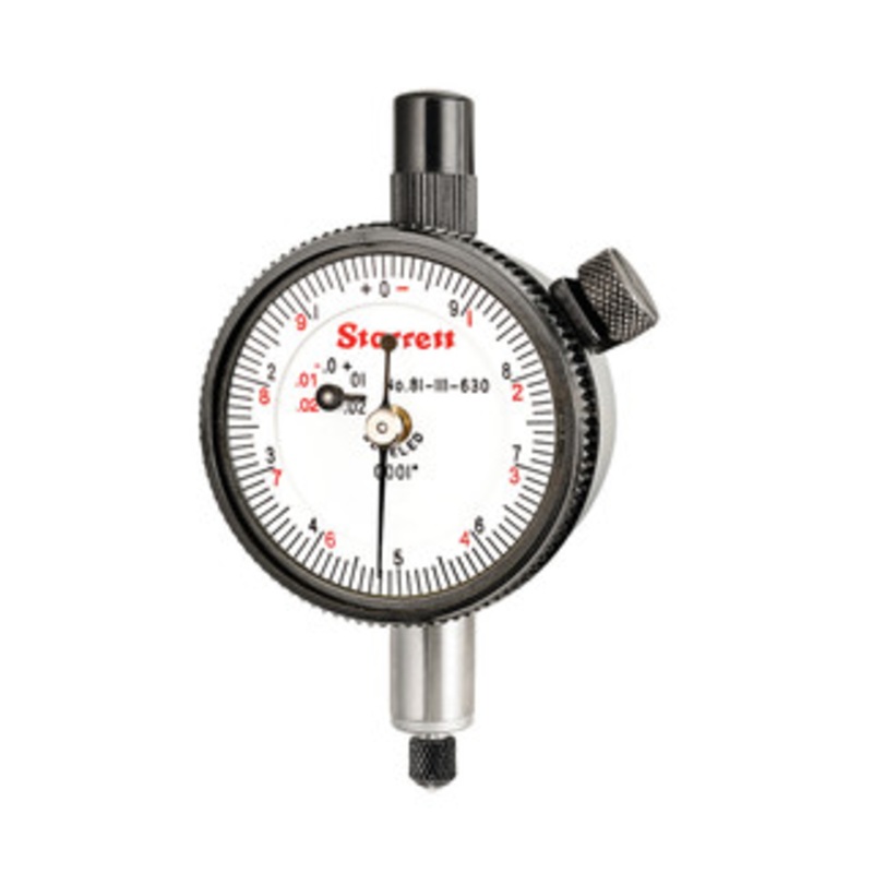 Starrett 81 Series Dial Indicator with Double Row Figure, EDP 53382 – 81-111-630J