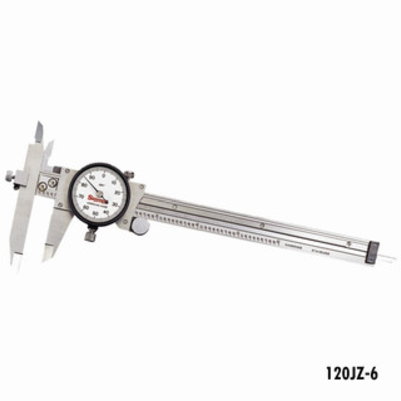 Starrett Offset Dial Caliper, 0-6, EDP 65866 – 120JZ-6