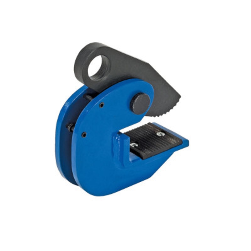 Steel Horizontal Plate Clamp, 2,000 lb., Blue