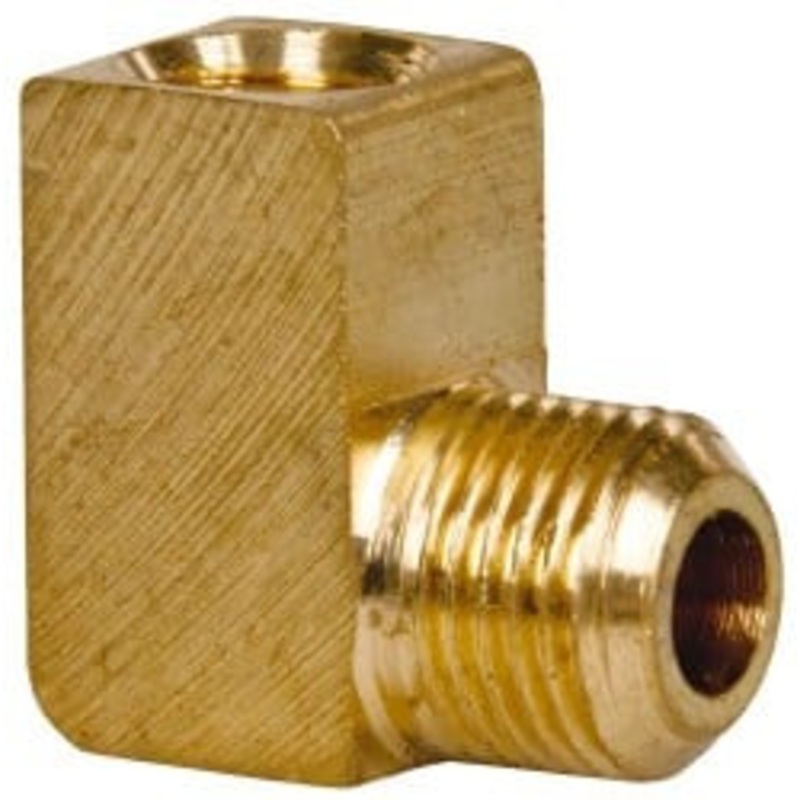 Trico 5/16-24 x 1/8 Thread, Central Lubrication System Fitting NPT Thread, Street Elbow FE-1002 – 00223545