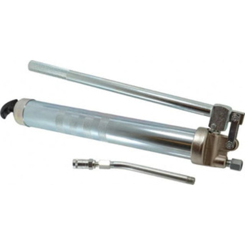 Alemite 5,000 Max psi, Rigid Lever Grease Gun 24 oz Capacity, 1/4 Thread Outlet, 10 Strokes per oz, 3-Way, Cartridge, Refill & Suction Fill, Includes Coupler & Loader Fitting 6679-J3E – 03243649