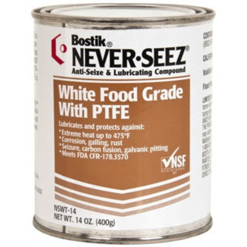 Bostik 14 oz Can High Temperature Anti-Seize Lubricant With PTFE, -5 to 475F, White, Food Grade, Water Resistant 535-30803822 – 70260914