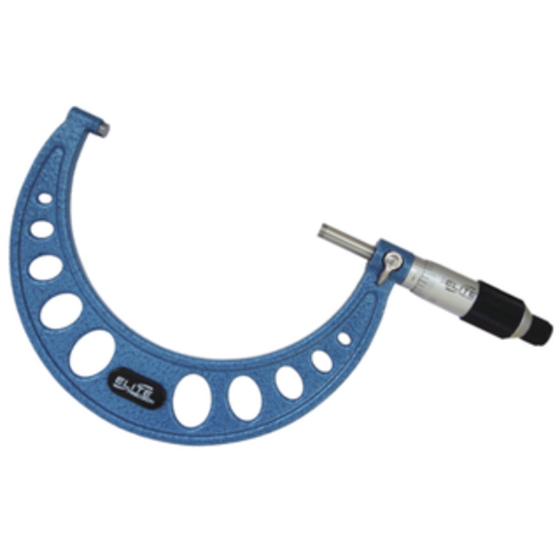 Elite Precision Flat End Spindle Outside Micrometer, 4 – 5 Range – E45RF