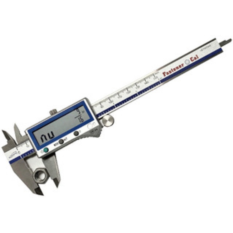 iGaging IP54 Fastener Caliper, Measures Nuts and Bolt Sizes Easy! – 100-334-06