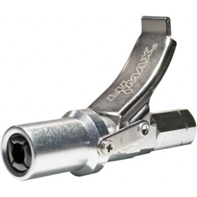 LuMax 15,000 Operating psi, 1/8 Thread, Fixed Grease Gun Coupler NPT (F) Thread, 22,000 psi Burst Pressure LX-1403 – 38434528