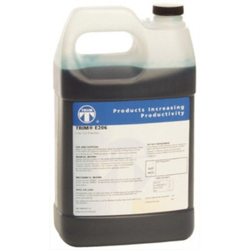 Master Fluid Solutions TRIM E206 1 Gal Bottle Cutting & Grinding Fluid Water Soluble, For Use on Ferrous Metals & Nonferrous Metals E206N/1 – 01790781