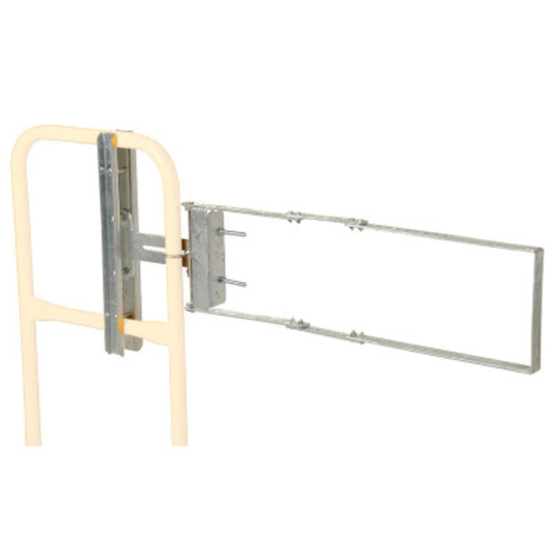 Self-Closing Gate, 24in to 40in Opening, Gray