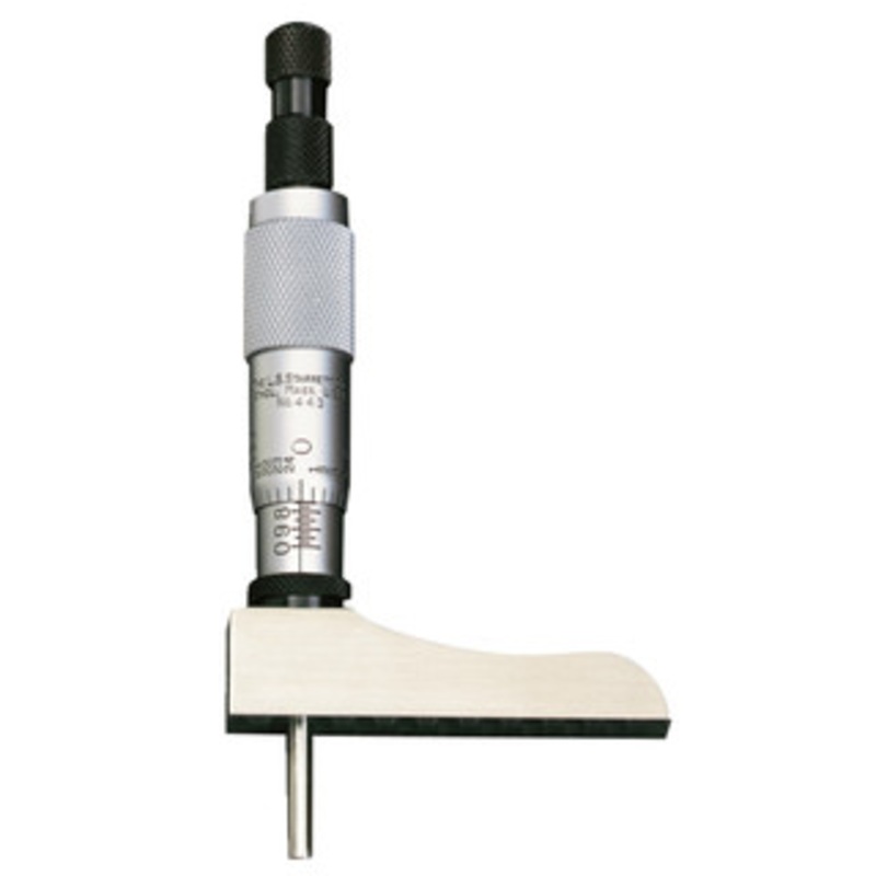 Starrett Half Base Ratchet Thimble Micrometer Depth Gage, EDP# 52171 – 443Z-3RL