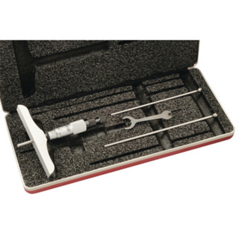 Starrett Ratchet Thimble Micrometer Depth Gage, EDP# 52220 – 445BZ-3RL