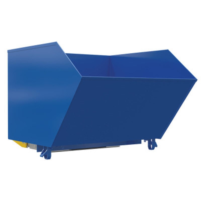 Steel HD Bump and Dump Hopper, 1-1/2 Cu Yd, 6,000 lb., Blue