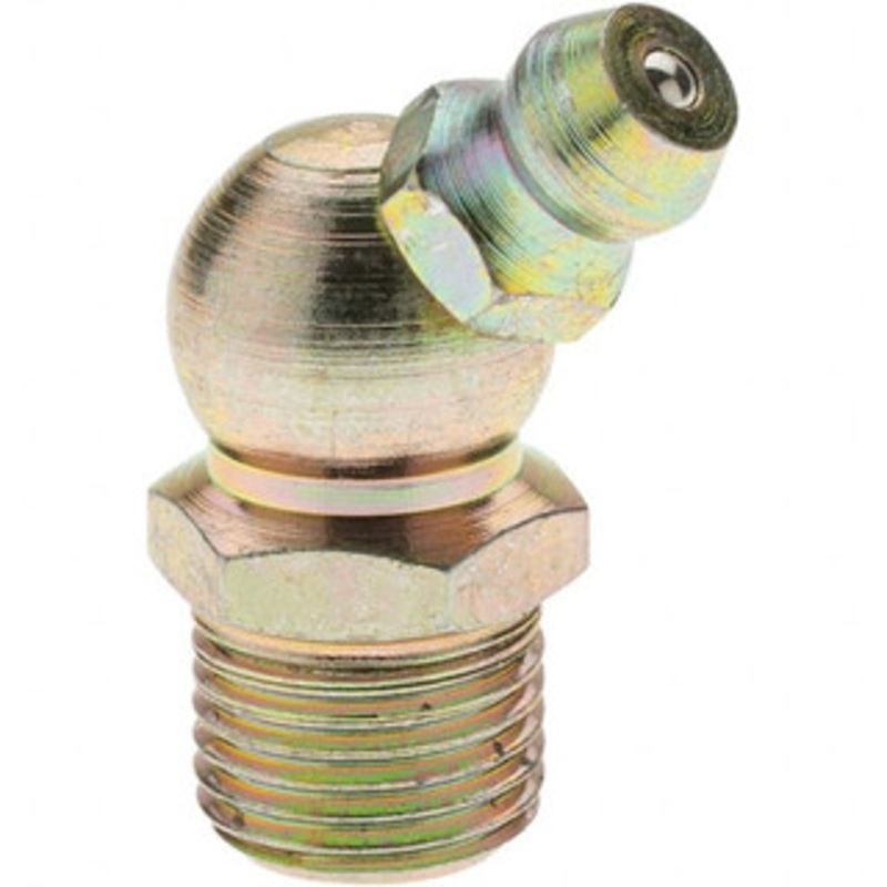 Value Collection 45 Head Angle, 1/8-27 Standard Grease Fitting Zinc Plated Finish BDNA–7575-1 – 61862173