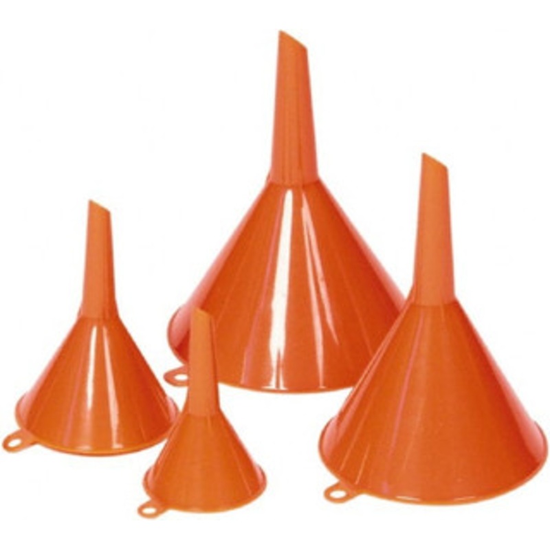 Funnel King 0.31 Qt Capacity Polyethylene Funnel Set Straight Spout, Orange 32837 – 39826649