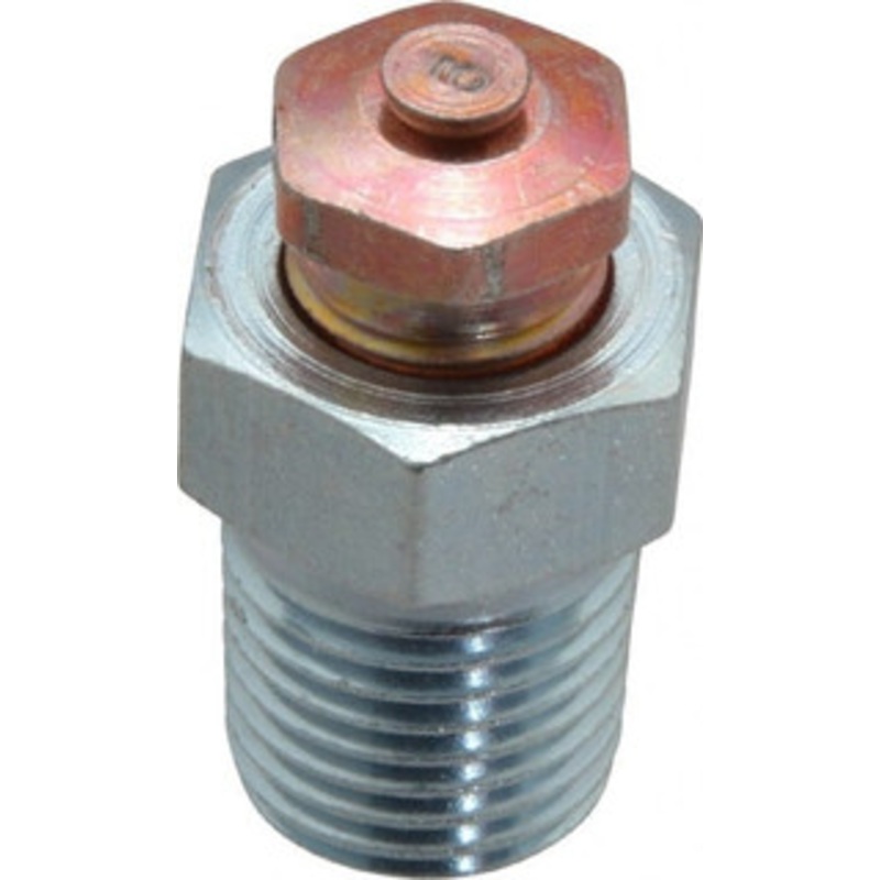 LDI Industries 1/4-18 Thread, 1 to 5 psi Relief Pressure, Steel, Relief Vent 1-1/8 High, 15.75mm Hex Flats Diam PRV102-2 – 03239340