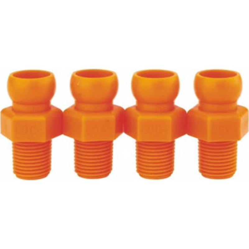 Loc-Line 4 Piece, 1/4 Hose ID, Male to Female Coolant Hose Connector 1/8 NPT, For Loc-Line Modular Hose Systems 41405 – 09777145