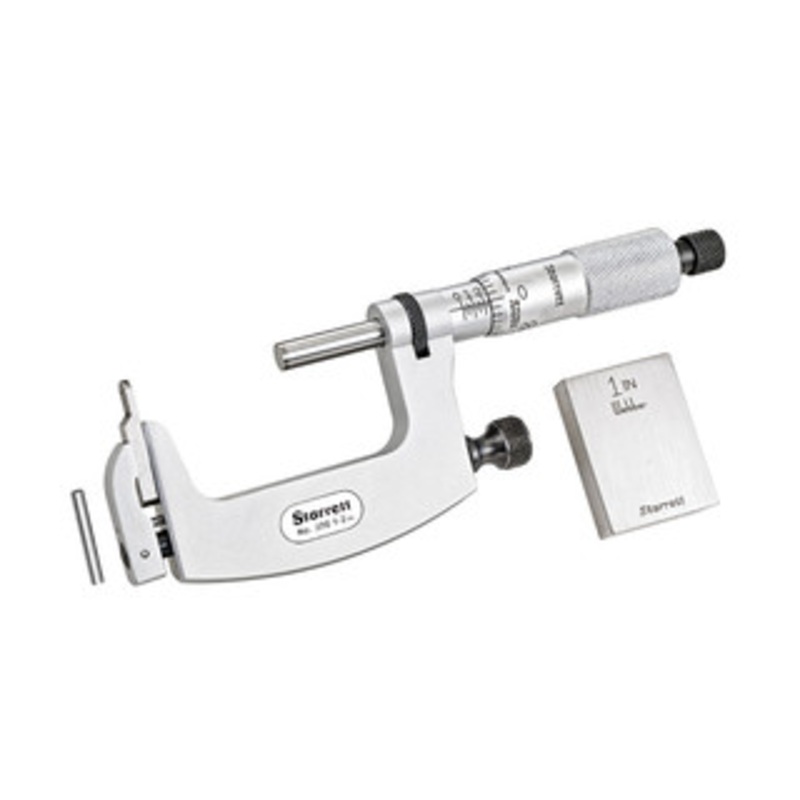 Starrett Mul-T-Anvil Micrometer, 0-2, EDP 66432 – 220XRL-2