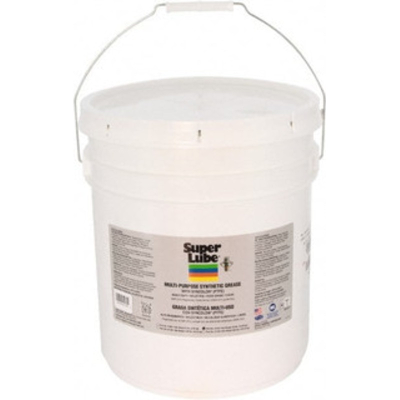 Synco Chemical Super Lube 30 Lb Pail Synthetic General Purpose Grease Translucent White, Food Grade, 450F Max Temp, NLGIG 2, 41030 – 77012656
