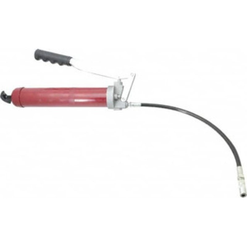 Alemite 10,000 Max psi, Flexible Lever Grease Gun 16 oz Capacity, 1/8 Thread Outlet, 21 Strokes per oz, 3-Way, Cartridge, Refill & Suction Fill, Includes Coupler & Loader Fitting 500-E – 03243581