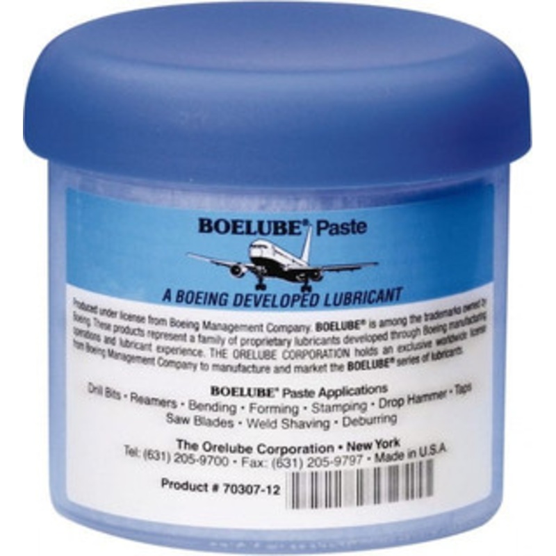 Boelube 12 oz Jar Cutting Fluid Paste, For Use on Ferrous Metals 70307-12 – 52884699