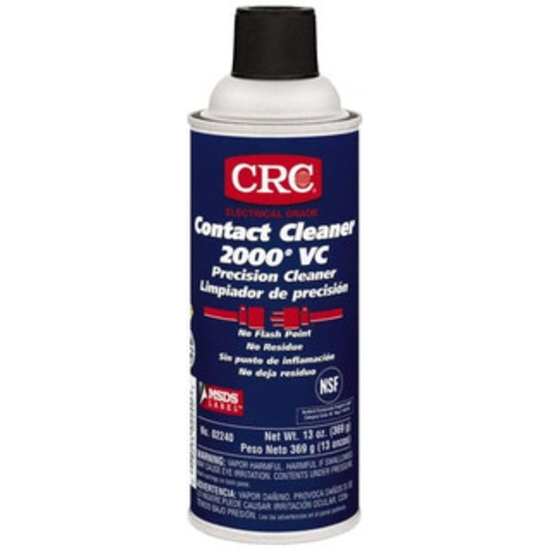 CRC 13 Ounce Aerosol Contact Cleaner 30,800 Volt Dielectric Strength, Nonflammable, Food Grade, Plastic Safe 1003248 – 79845079