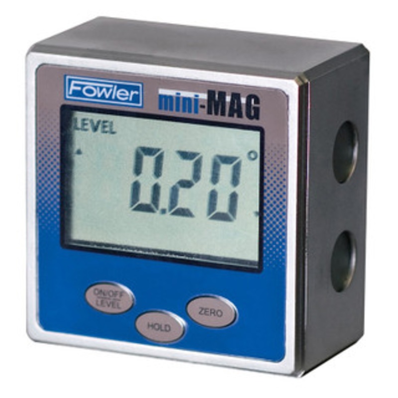 Fowler Mini-Mag Digital Protractor, 360 4 x 90 Range 54-422-450-1