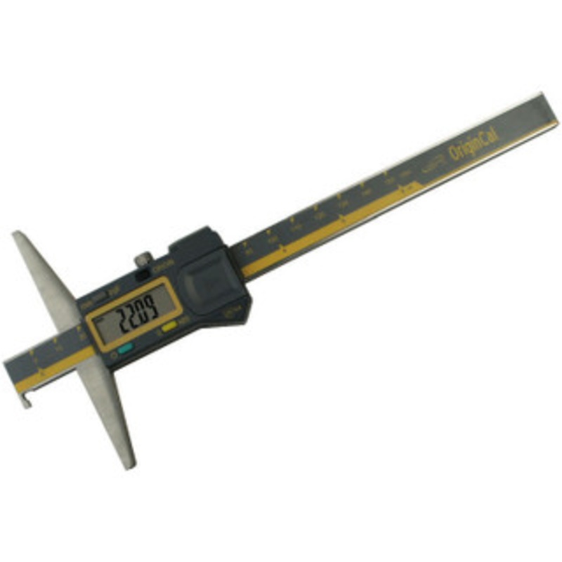 iGaging OriginCal Absolute Origin IP54 Depth Digital Caliper, 0-6 – 100-700-26