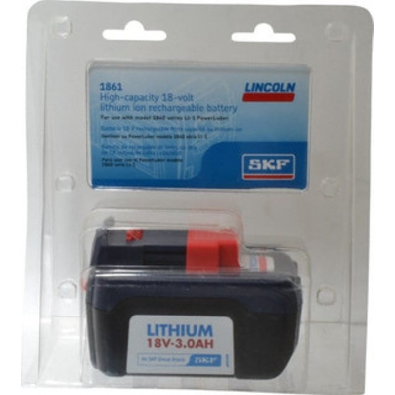 Lincoln 18 Volt, Grease Gun Battery Lithium-Ion, 1 hr Charge Time & 3 Ah Battery Capacity 1861 – 57208969