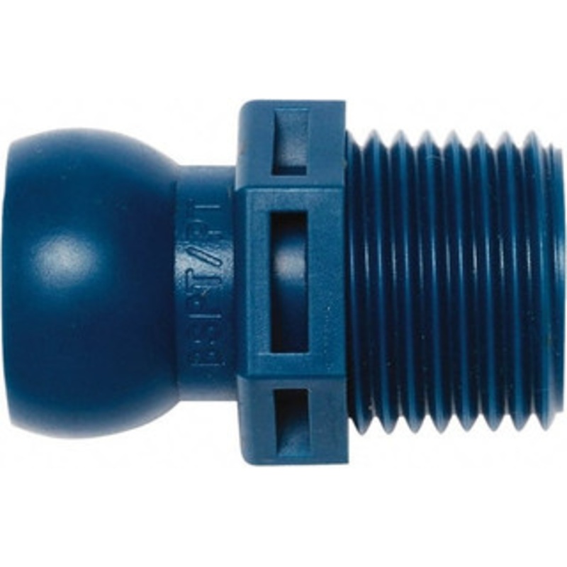 Loc-Line 1/2 Hose ID, Male to Female Coolant Hose Connector 1/2 BSPT, For Loc-Line Modular Hose Systems 51827 – 37313707