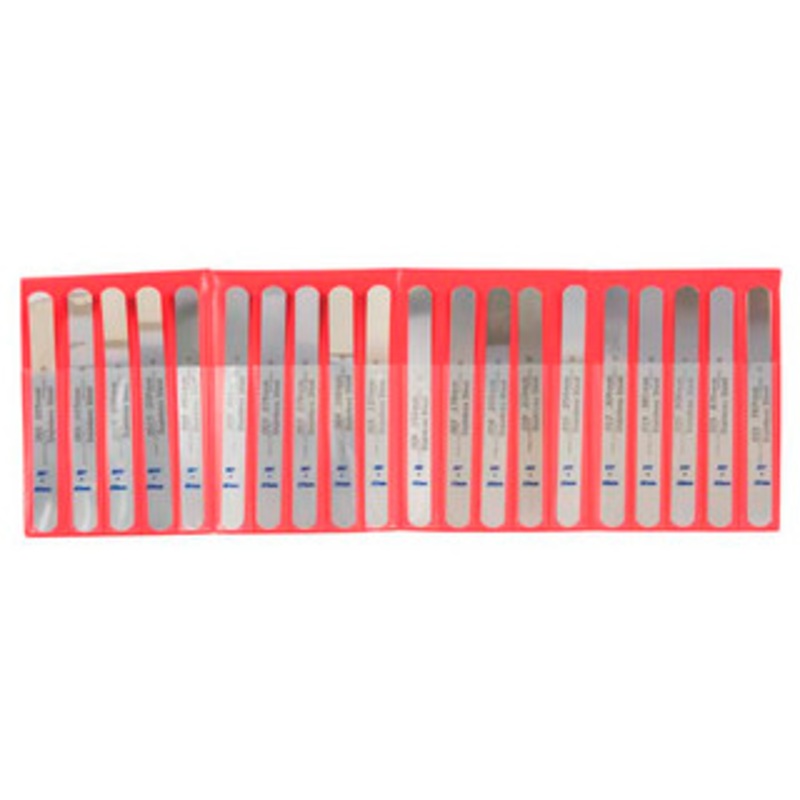 Precision Brand 20 Pc. 5 Stainless Steel Poc-Kit Thickness Gage Set #77750 – 61-679-7