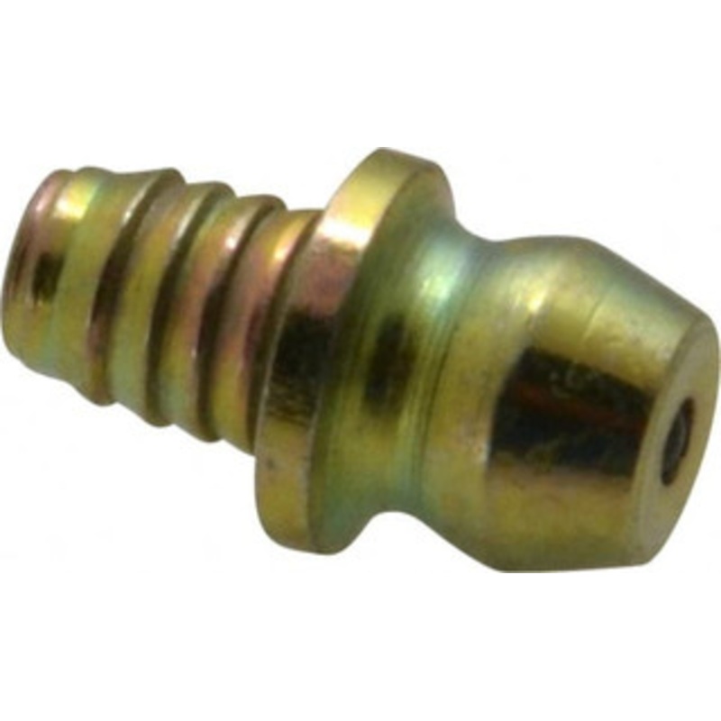 PROLUBE Straight Head Angle, 3/16 NPT Steel Drive-In Grease Fitting 7.94mm Hex, 13.1mm Overall Height, 6.35mm Shank Length, Zinc Plated Finish GFT/DF/3-16-100 – 08060824