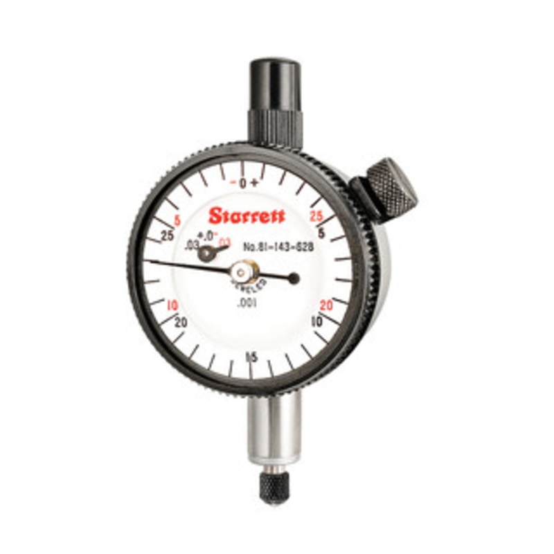 Starrett 81 Series Dial Indicator with Double Row Figure, EDP 53406 – 81-143-628J