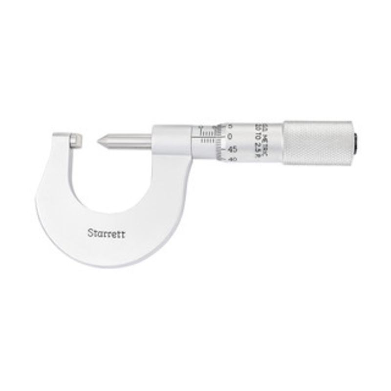 Starrett Screw Thread Micrometer, 0-25mm, EDP 56322 – 575MBP