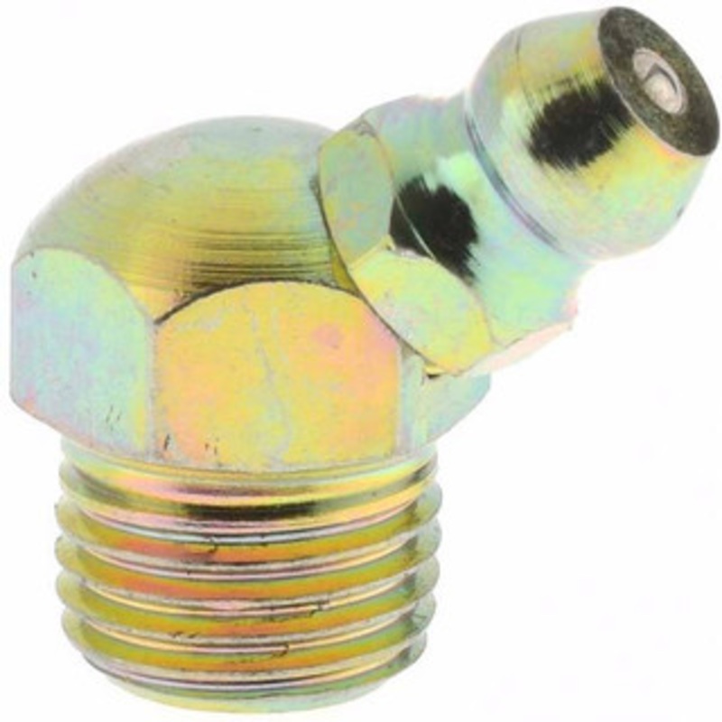 Value Collection 45 Head Angle, M10x1 Taper Thread Grease Fitting Zinc Plated Finish BDNA-MP7604-57 – 61842233