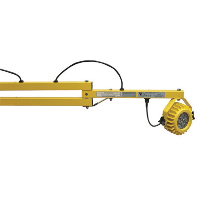 Aluminum Heavy Duty LED Loading Dock Light, 90in Length, Yellow