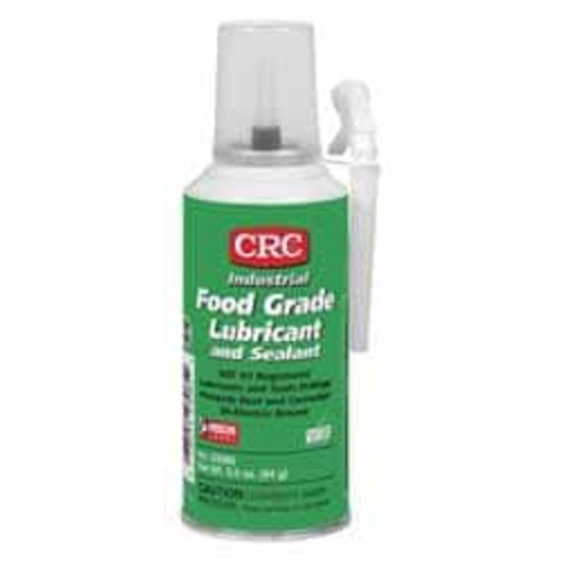 CRC 6 oz Aerosol Silicone General Purpose Grease Opaque White, Food Grade, 400F Max Temp, NLGIG 2 1003352 – 48738058