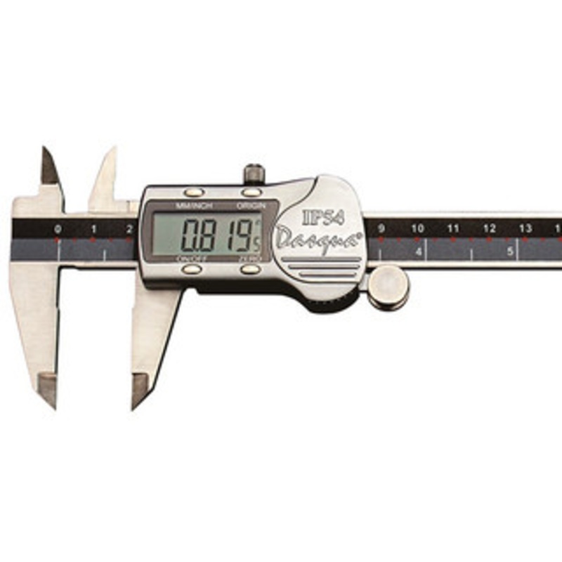 Dasqua 0-200mm/0-8 Metal Housing Large Screen Digital Caliper – 2117-9110