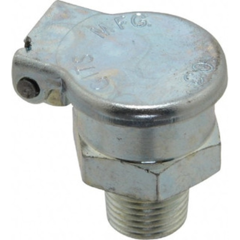 Gits Mfg 3/64 Ounce Capacity, 1/8-27 Thread, Steel, Zinc Plated, Hexagon Body Oil Cup 15/16 High, 7/16 Thread Length, Gravity Feed 01450 – 03243136
