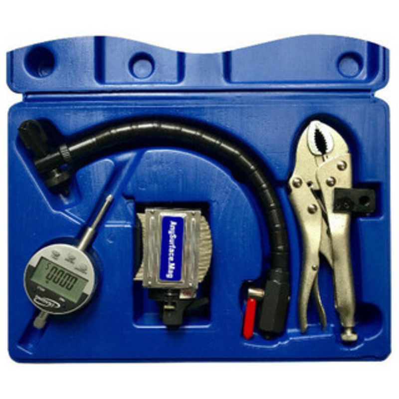 iGaging Digital Indicator, Anyform Mag Base, Flex Arm, Vise Grip Set – 35-108
